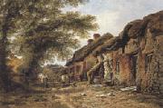 Old Cottages at Stoborough,Dorset (mk37) William Pitt